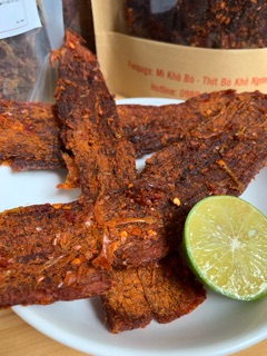 Thịt bò khô miếng