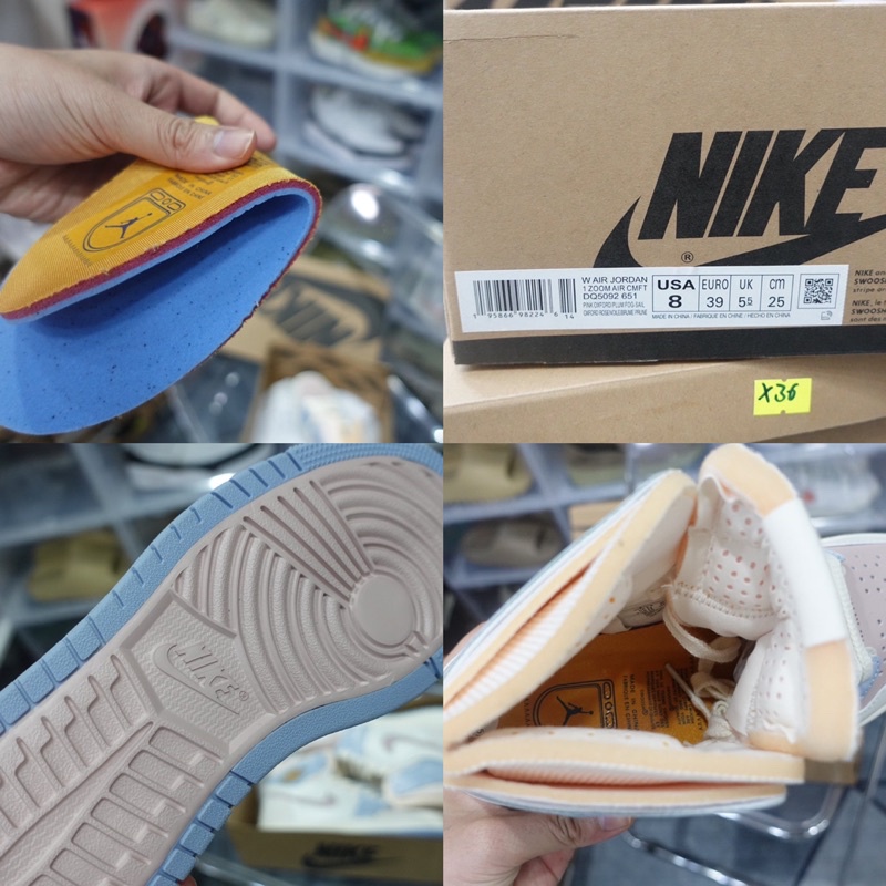 Giày Sneaker Jordan 1 Hight Zom Air CMFT “ Pink Oxfrod/ Celestine Blue” - Bản Best - Vnstoresneaker
