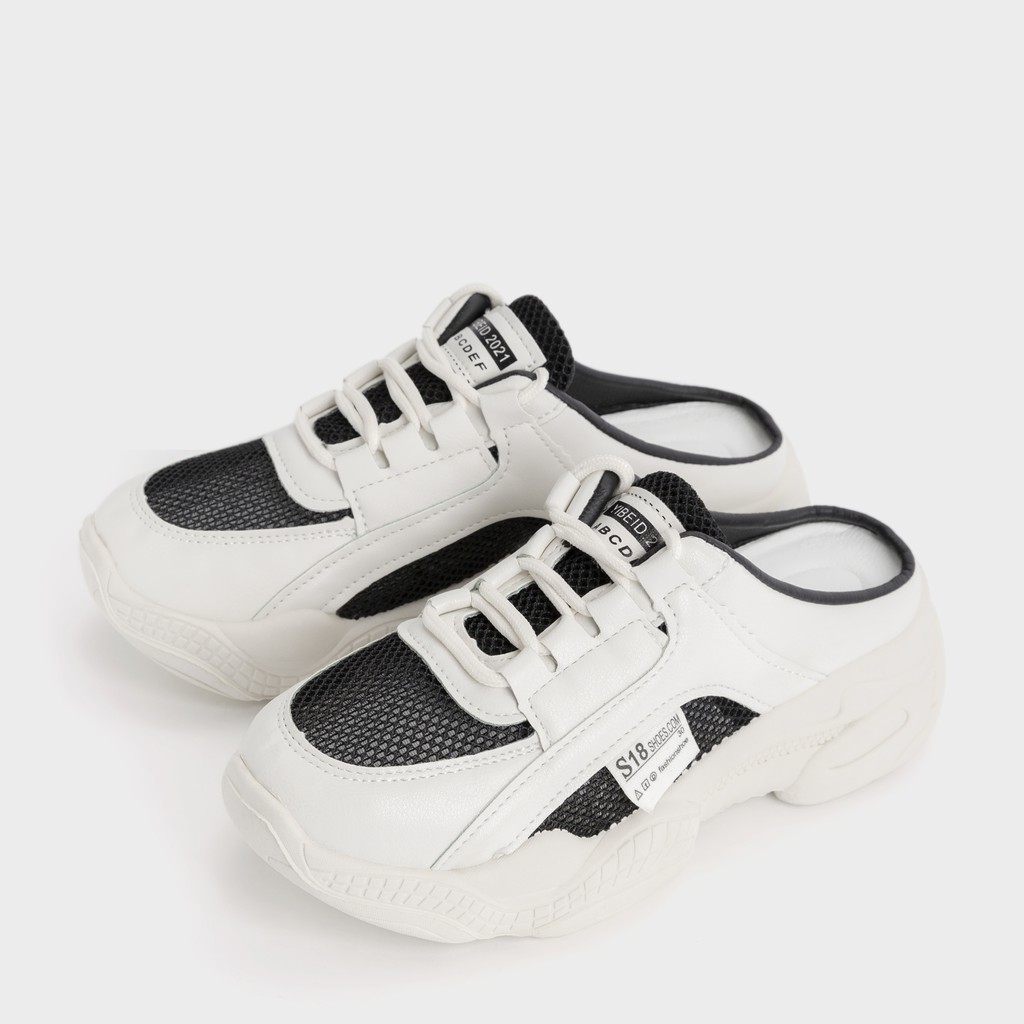 Giày Thể Thao Nữ Sneaker S18 Hở Gót HAPAS - GSK384