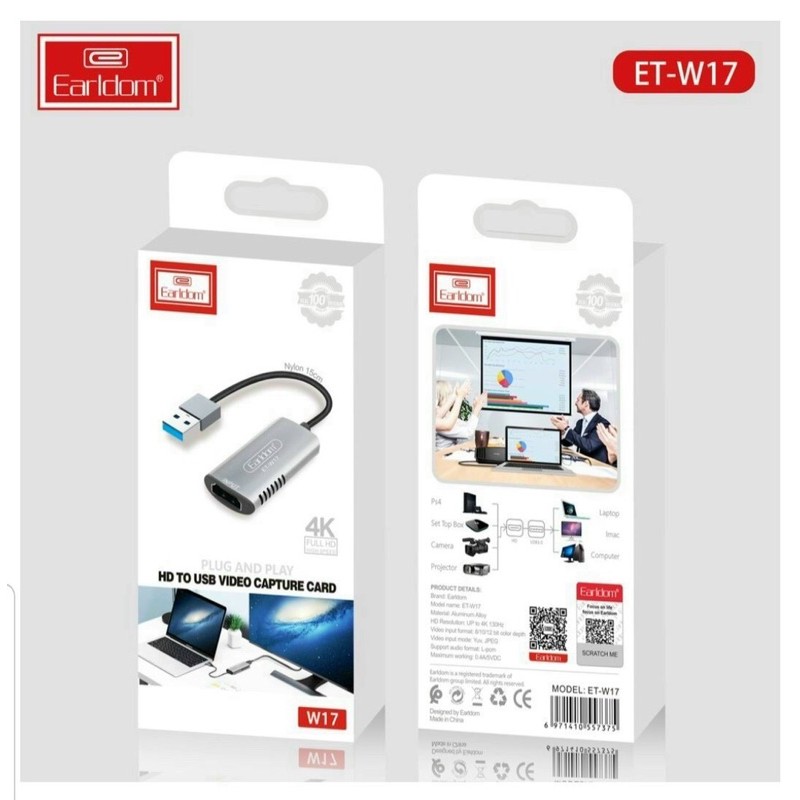 Adapter HDMI to USB bộ chuyển đổi hình video từ máy ảnh, máy quay, điện thoại, thiết bị xuất hình ảnh ra cổng Usb W17