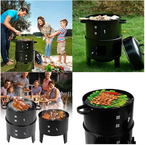 Bếp nướng than , Bếp nướng đứng BBQ Bacon USA