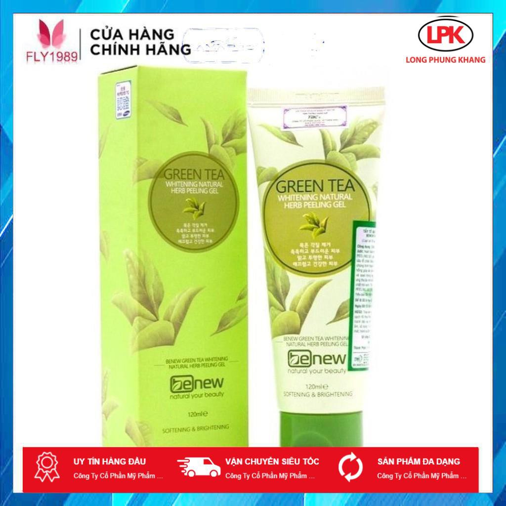 Tẩy da chết trà xanh Benew Green Tea Peeling Gel 120ml