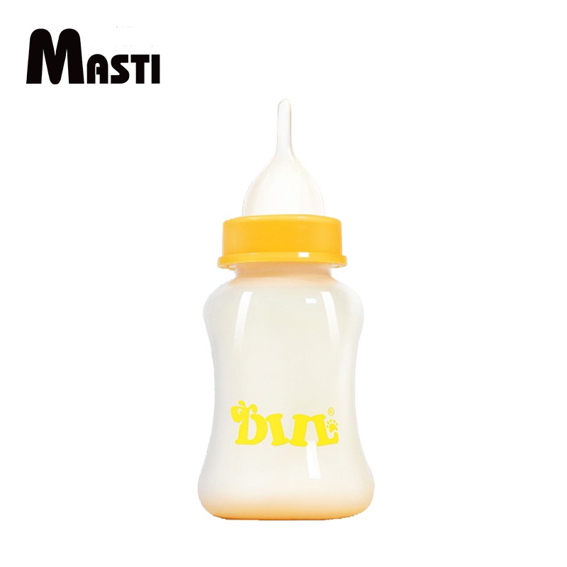 Bình uống sữa MASTI LI0174 có ti giả mềm mại và có các phụ kiện khác đa năng dành cho thú cưng