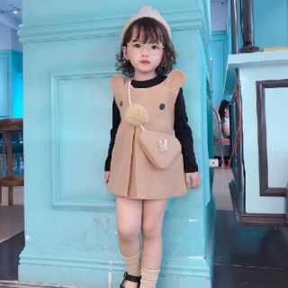 Váy dạ thỏ siêu yêu+túi