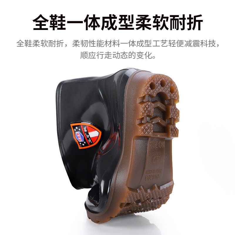 Ủng Cao Su Đi Mưa Chống Thấm Nước Chống Trượt Thời Trang Cho Nam