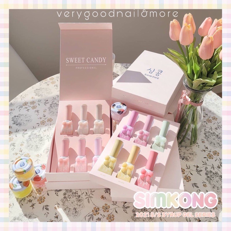 Candy nail - Tách lẻ set sơn gel thạch Simkong 332~343