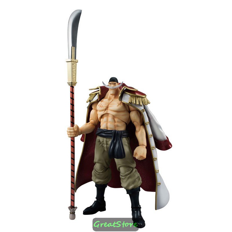 ( CHẤT, HÀNG CÓ SẴN ) MÔ HÌNH NHÂN VẬT ONE PIECE BỐ GIÀ EDWARD NEWGATE THUYỀN TRƯỞNG RÂU TRẮNG CỬ ĐỘNG ĐƯỢC