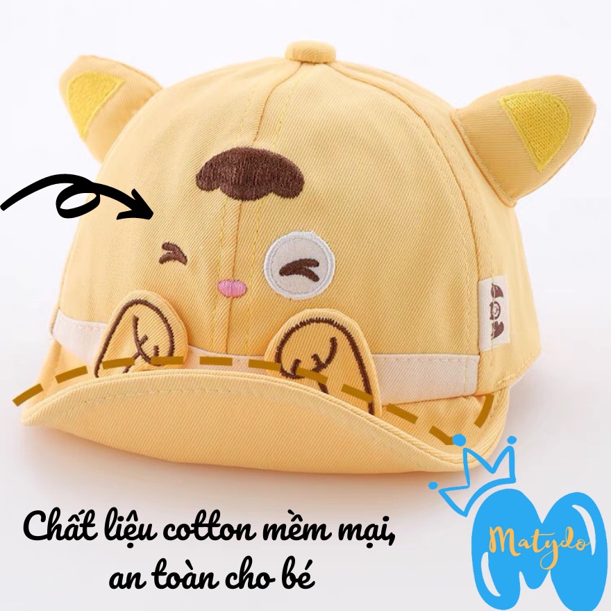 Mũ cho bé gái bé trai MATYDO nón lưỡi trai tay xinh cute đáng yêu phụ kiện mũ nón mùa hè