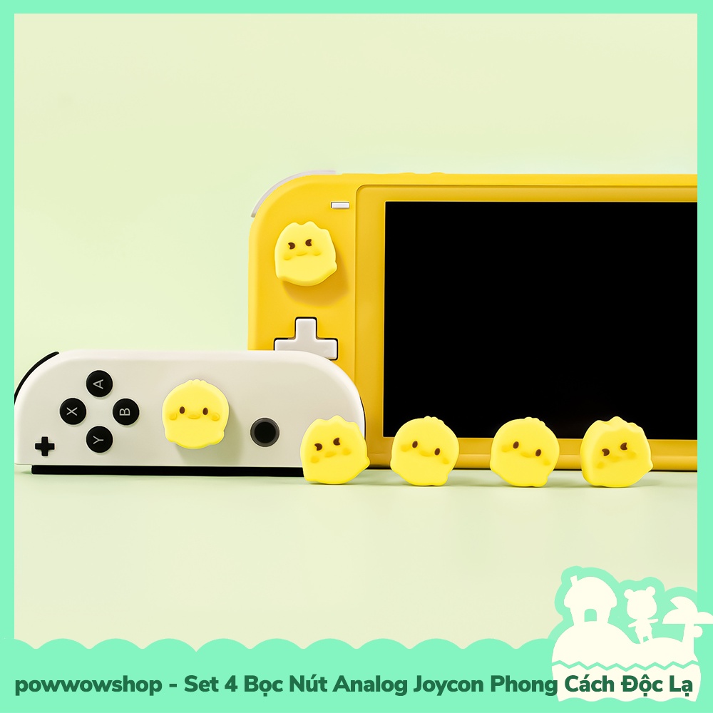 [Sẵn VN - Hỏa Tốc] Oled/V1/V2/Lite Set 4 Bọc Nút Analog Joycon Cho Máy Game Nintendo Switch Special Form PawD