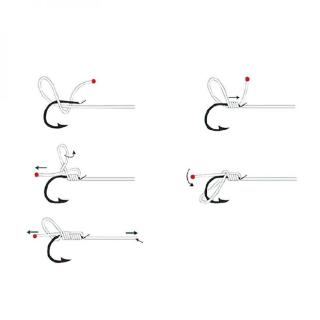 100 Cái / lốc Móc Câu Cá Có Lỗ Bộ 3-12 # Thép Carbon Cao Đơn Móc Cá Jip Thép Gai Cá Chép Móc Có Hộp