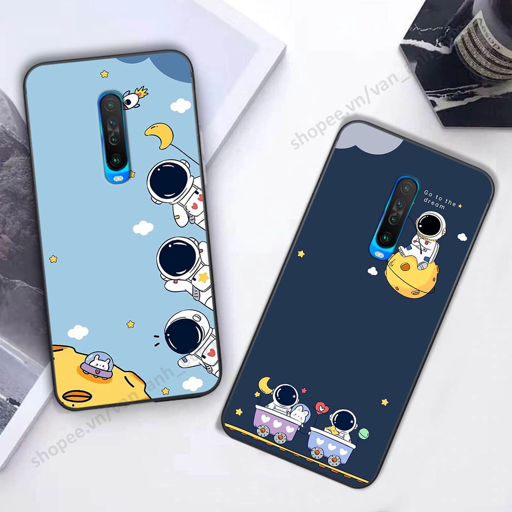 Ốp Xiaomi Redmi K30 hình bầu trời, phi hành gia đẹp, ốp lưng điện thoại xiaomi viền dẻo cao cấp