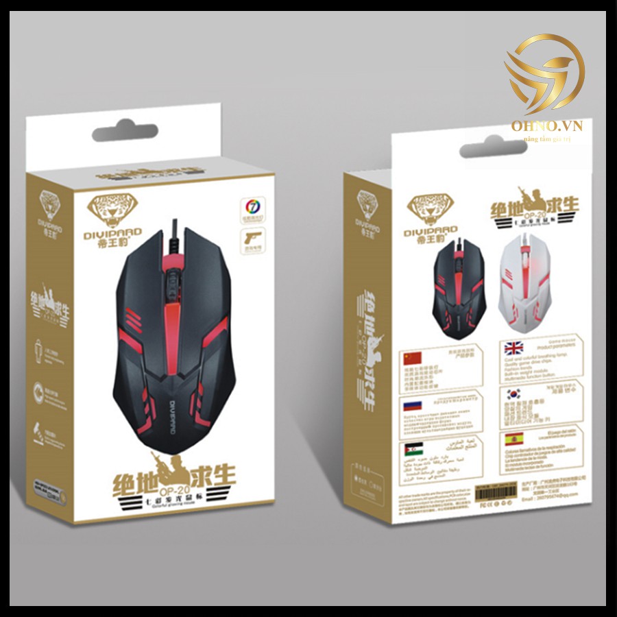 Mouse Game X1 Chuột Chơi Game Có Dây Đèn Led X1 Chuyên Chơi Game Chuột Gaming Xịn