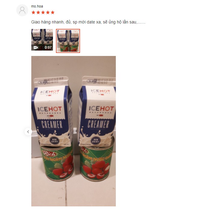 Vải Thiều Ngâm Nước Đường Rich 565gram có 15 trái to | BigBuy360 - bigbuy360.vn