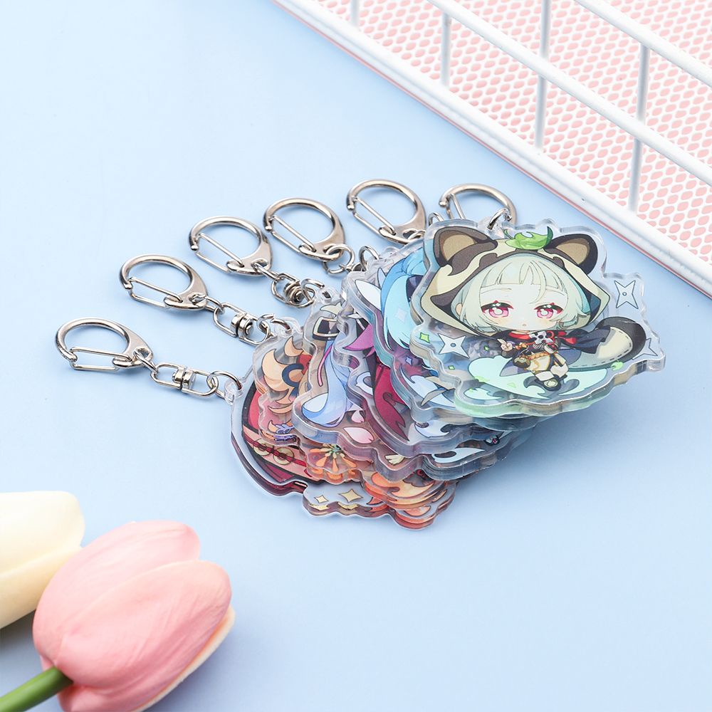 Móc khóa bằng acrylic họa tiết hoạt hình Nhật Bản MIHAN1 vui nhộn