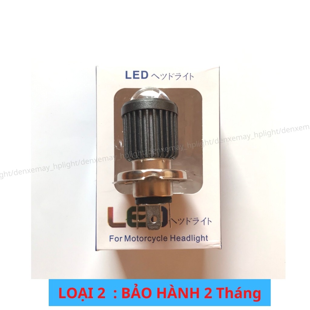 Đèn Led Xe Máy Bi Cầu H4 Mini Siêu Sáng Xe Wave Và Nhiều Dòng Xe Khác Cos Vàng Pha Trắng HP LIGHT