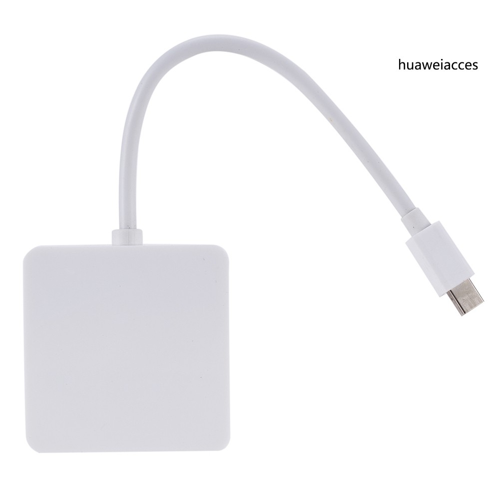 Cáp Chuyển Đổi 3 Trong 1 Từ Cổng Dp Sang Dvi Vga Hdmi Cho Macbook