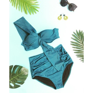 Bikini áo tắm nữ đẹp hai mảnh quây có gọng lệch vai mặc đi biển đi bơi mới nhất