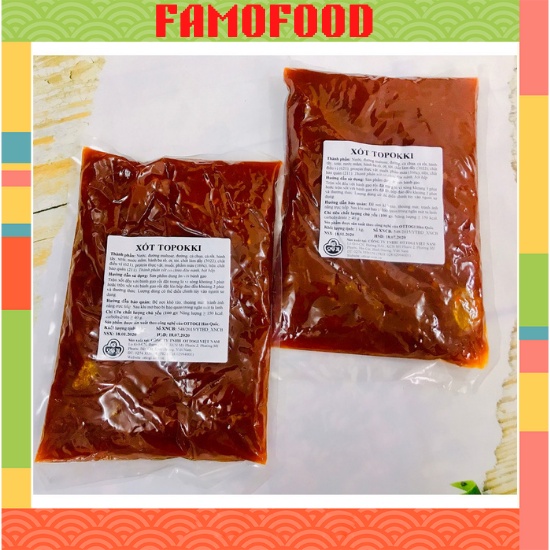 Sốt nấu bánh gạo cay Tobokki Hàn Quốc 1Kg