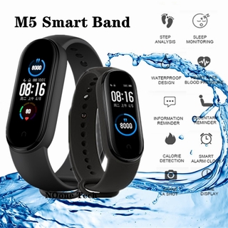 Đồng Hồ Thông Minh M5 Theo Dõi Nhịp Tim & Huyết Áp Cho Ios Android