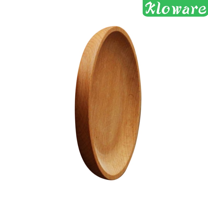 Đĩa Tròn Bằng Gỗ Đựng Thức Ăn Trái Cây Salad