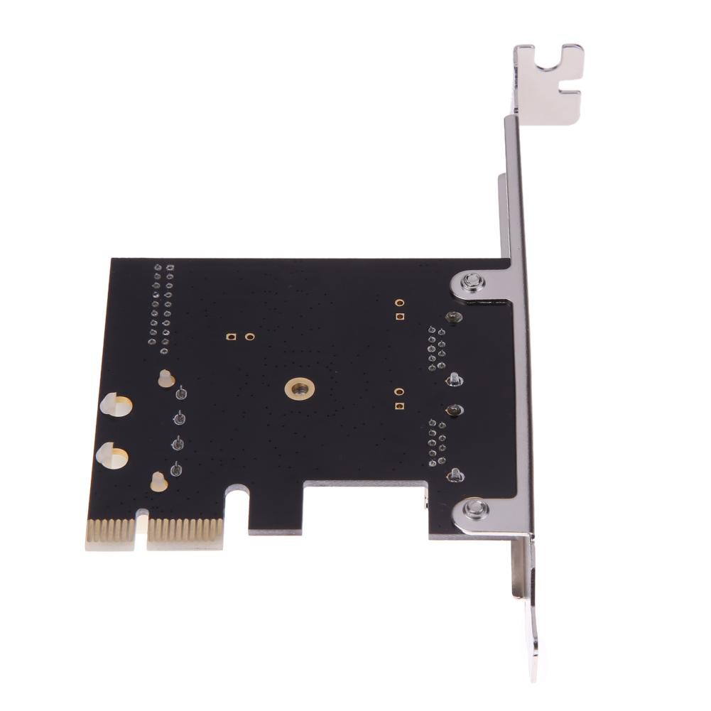 Card mở rộng 2 cổng USB 3.0 19 pin PCI-E 4pin trong kích thước 66*120*20mm