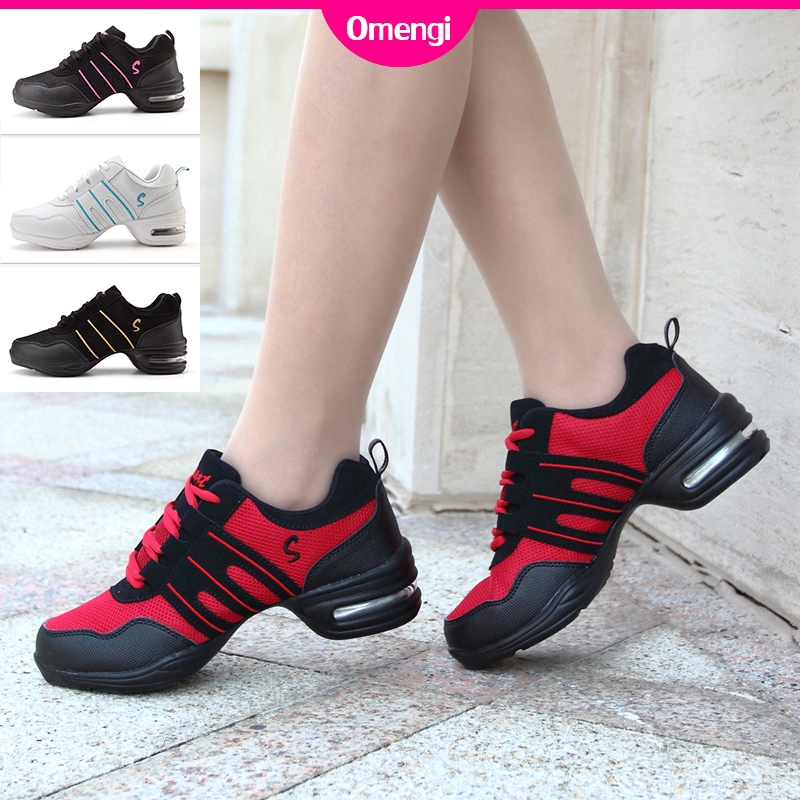 Omengi 2020 Fashion women outdoor breathable dance sport shoes casual sneakers