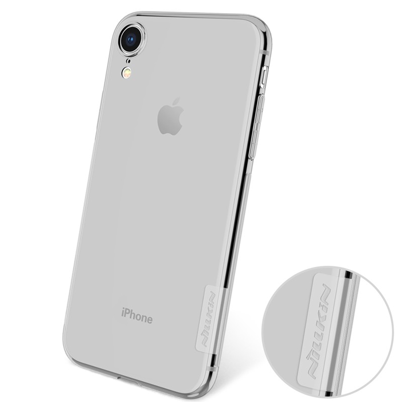 Ốp điện thoại NILLKIN bằng silicon mềm siêu mỏng 0.6mm cho Iphone XR