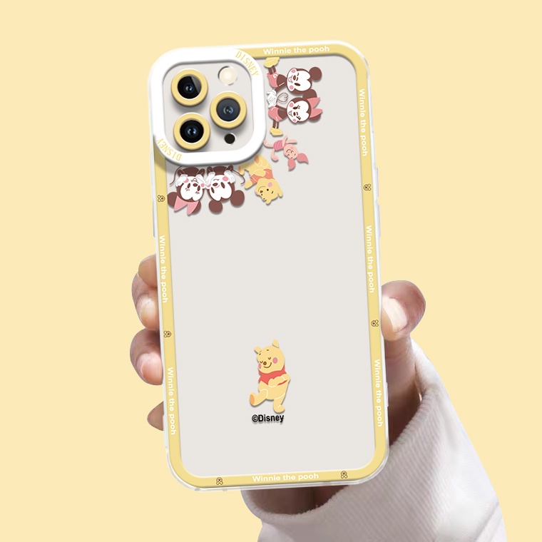 Ốp Điện Thoại Silicon TPU Mềm Trong Suốt Họa Tiết Hoạt Hình Cho IPhone 13 12 Pro Max 11 Pro X XR XS Max 6 6S 7 8 Plus