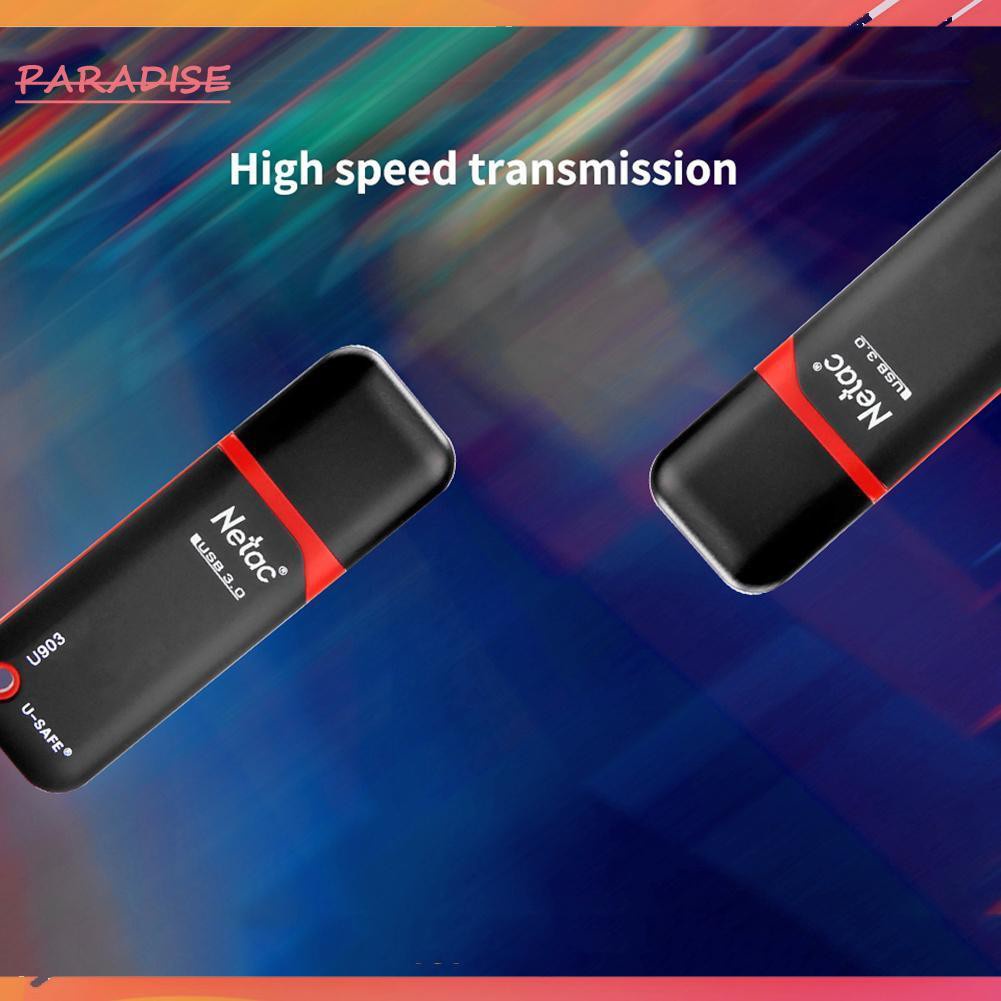 Paradise1 Netac Flash Drive Plastic Pendrive High Speed USB3.0 Memory Stick U Disk | BigBuy360 - bigbuy360.vn