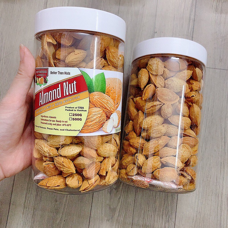 Hạnh nhân Mỹ rang bơ vỏ mỏng
