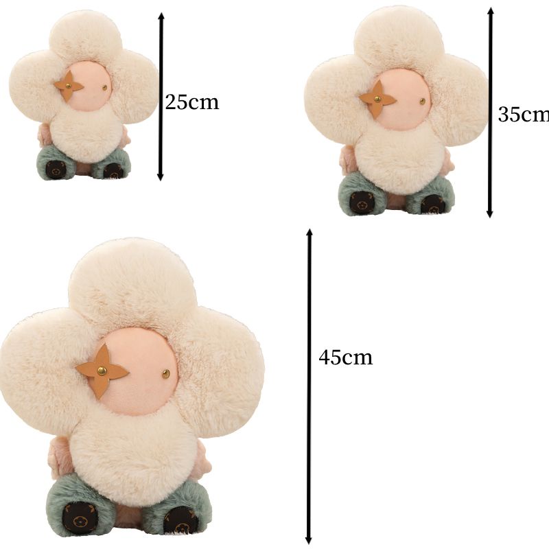 Búp bê nhồi bông hình hoa hướng dương dễ thương làm quà tặng/ trang trí nhà cửa/ đồ chơi cho trẻ em 45cm