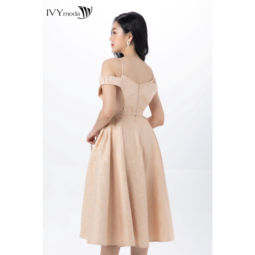 Đầm Organza dập nổi IVY moda MS 45S2690
