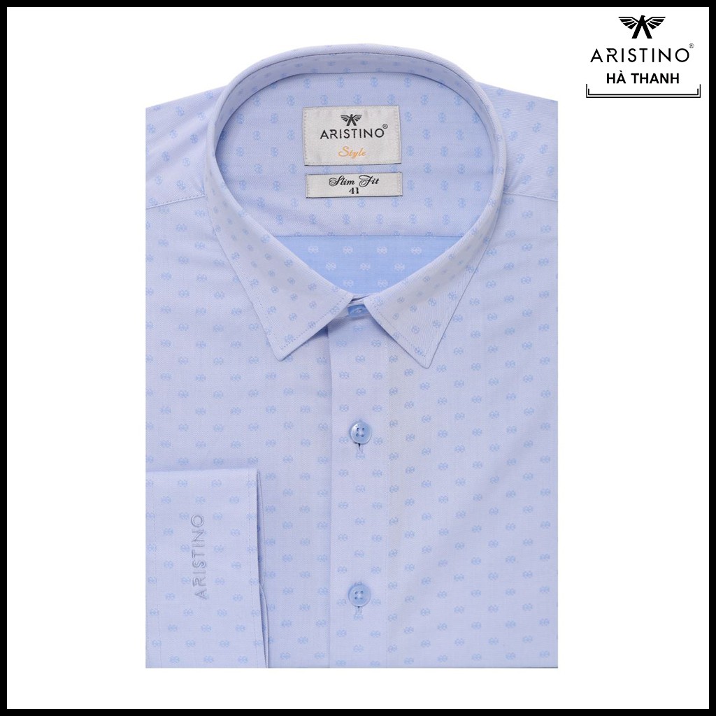 Áo Sơ Mi Nam Dài Tay Aristino Als41407 Slim Fit Còn 40-41-43