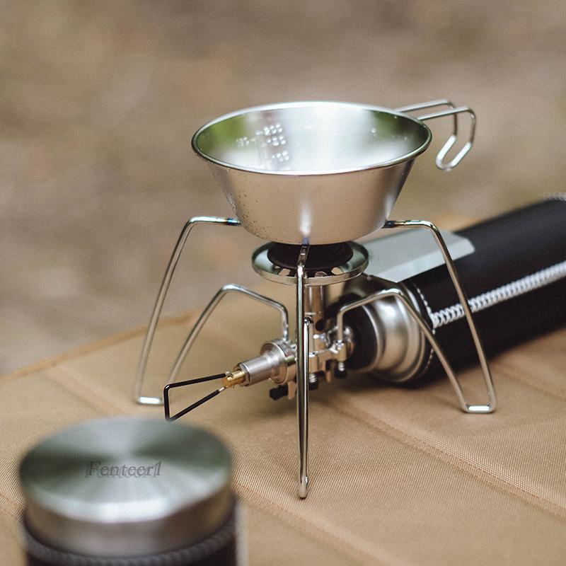 1 [Fenteer] Bát Ăn Bằng Thép Không Gỉ Dùng Cho Tiệc Nướng BBQ Ngoài Trời