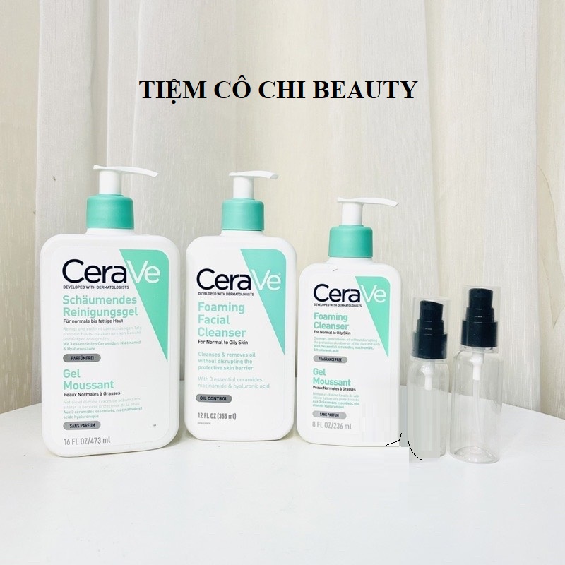 Sữa rửa mặt Cerave Da Dầu & Da Khô