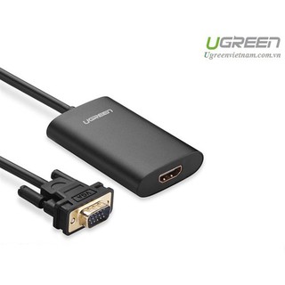 Cáp chuyển đổi vga to hdmi + audio 40264 màu đen ugreen