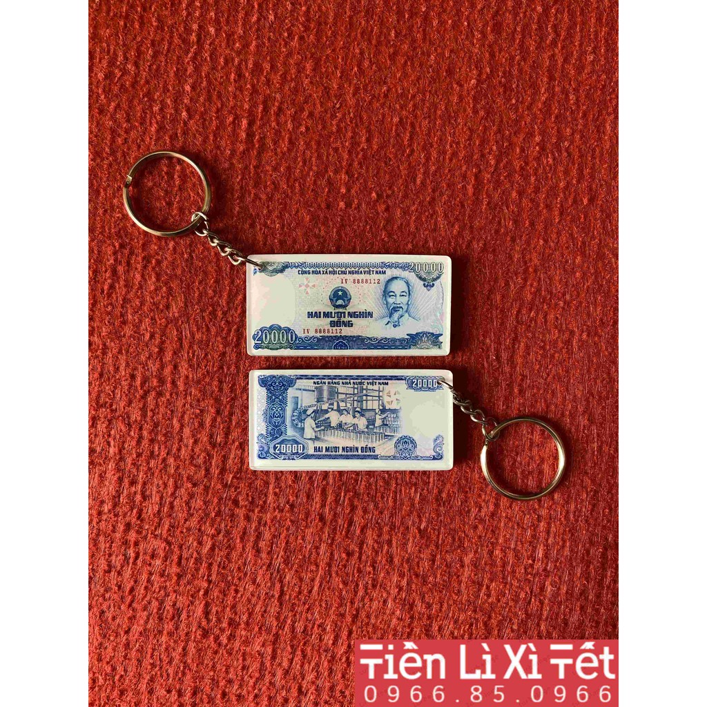 Móc khóa điện thoại Móc Khóa  xưa 20 Ngàn Xanh Dương