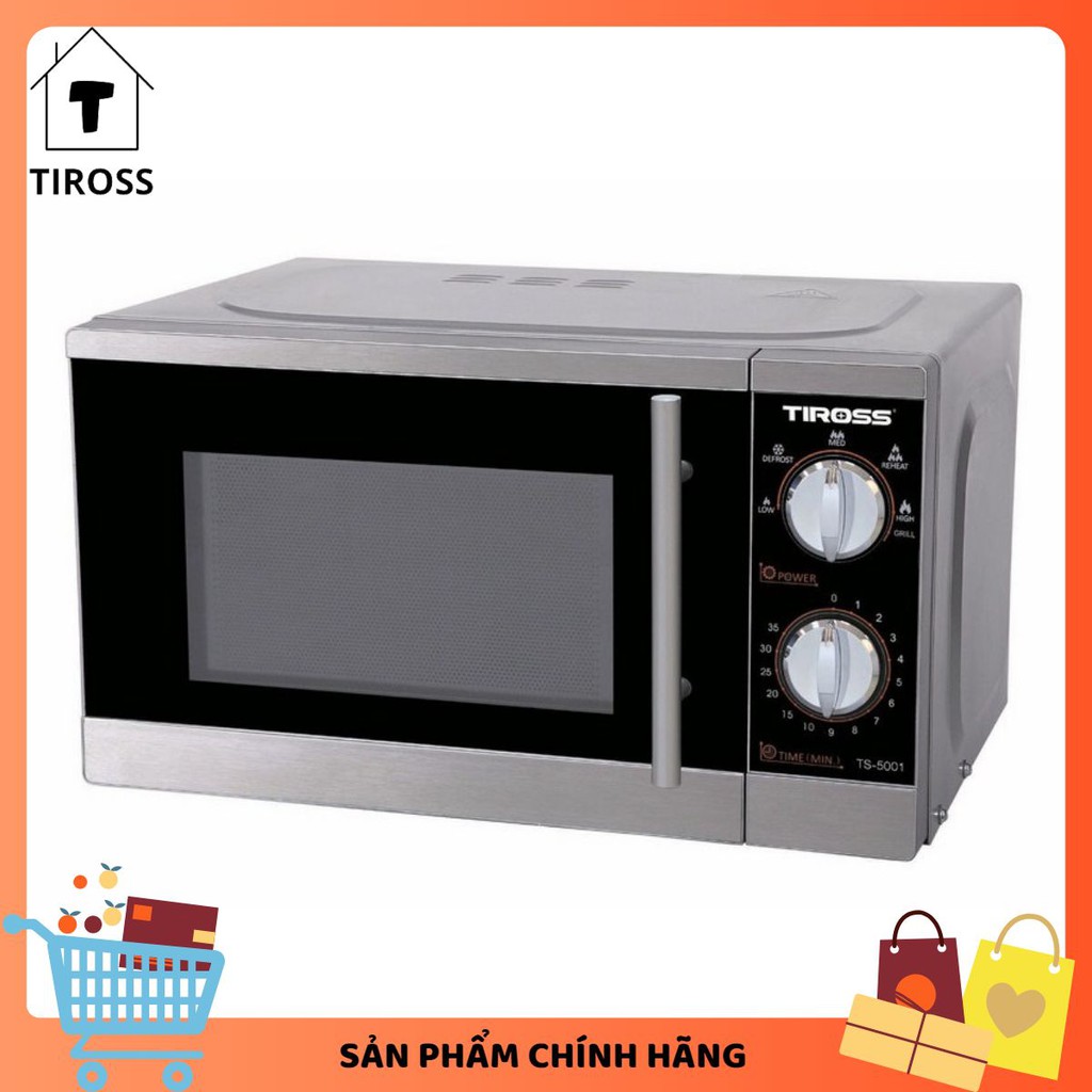 [Tiross123]  Lò vi sóng có nướng Tiross TS5001 (20 lit có nướng), sản phẩm chính hãng, bảo hành 12 tháng