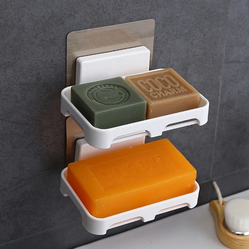 Giá Đỡ Xà Phòng Gắn Tường Nhà Tắm Thiết Kế Đơn Giản Tiện Dụng