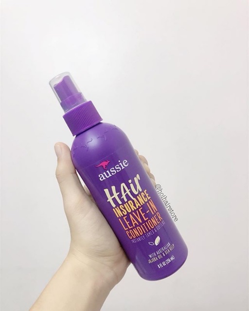 Xịt dưỡng bảo vệ dưỡng ẩm tóc Aussie Hair Insurance Leave-In Conditioner