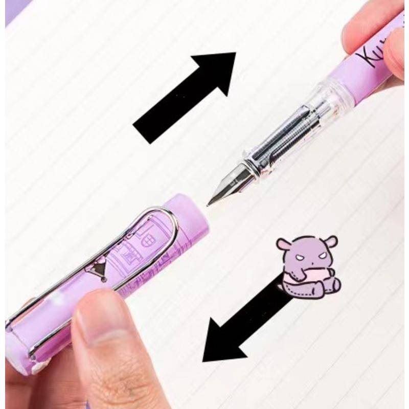 SANRIO Bút Mực Màu Xanh Dương Hình Động Vật Kuromi Dễ Thương Có Thể Xóa Được Cho Học Sinh/Văn Phòng