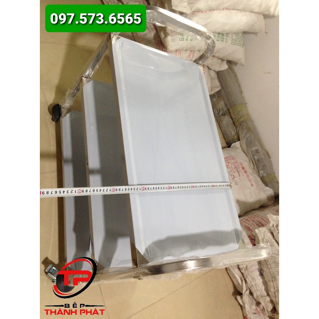 Xe Đẩy 3 Tầng Inox, Xe Đẩy thức ăn cho khách sạn