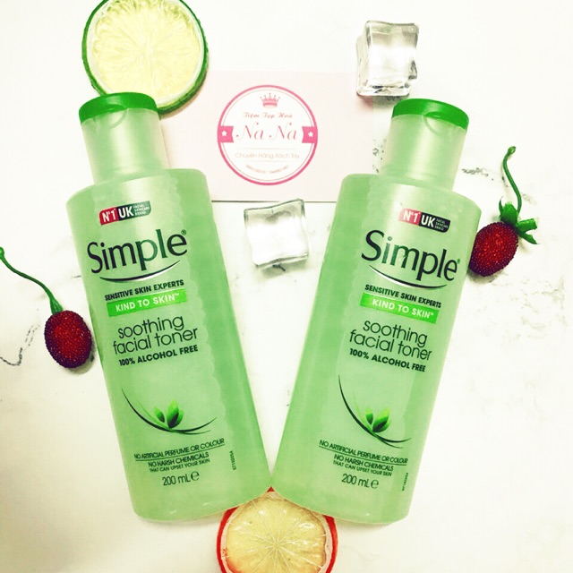 Nước hoa hồng Simple Kind to Skin soothing facial toner