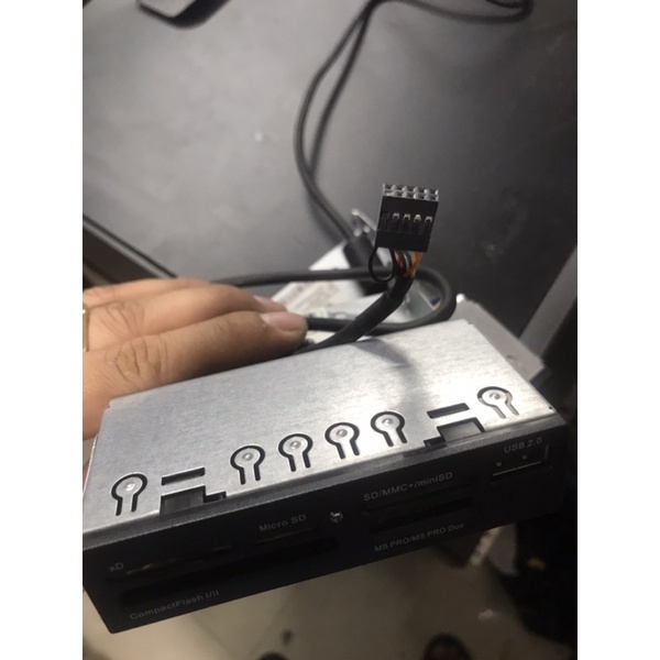 ĐẦU ĐỌC THẺ NHỚ THÁO MÁY HP CẮM THẲNG VÀO CÁC LOẠI MÁY PC CÓ KHE CHỜ CHÂN USB MỞ RỘNG TRÊN MAIN