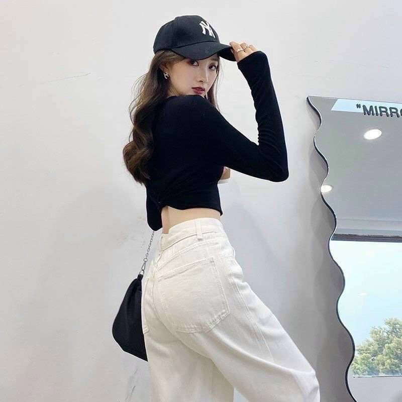 Quần bò nữ 🌸 Quần ống rộng suông dài unisex form rộng jean cá tính phong cách Ulzzang Hàn Quốc [FREESHIP] PHULA B18 | WebRaoVat - webraovat.net.vn