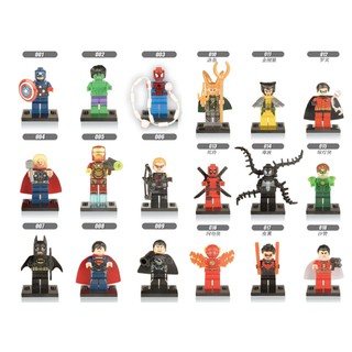 Nonlego trưng bày DC và Marvel