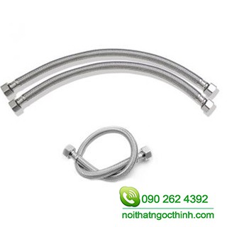 Dây cấp nước inox dùng cho bồn cầu, lavabo, vòi rửa lavabo dài 50cm