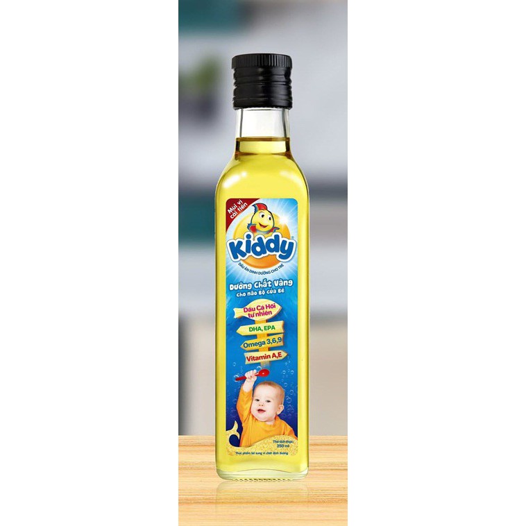Dầu Ăn Kiddy Cá Hồi 250ml