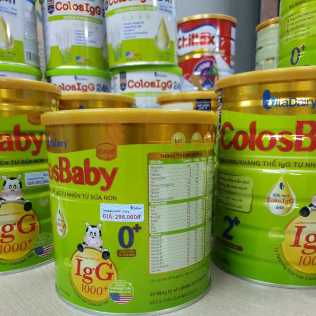 Sữa bột ColosBaby Gold 0+ Dạng Gói Tiện Lợi Lon 336 g (35 gói x 9.6 g) Date mới nhất 2023