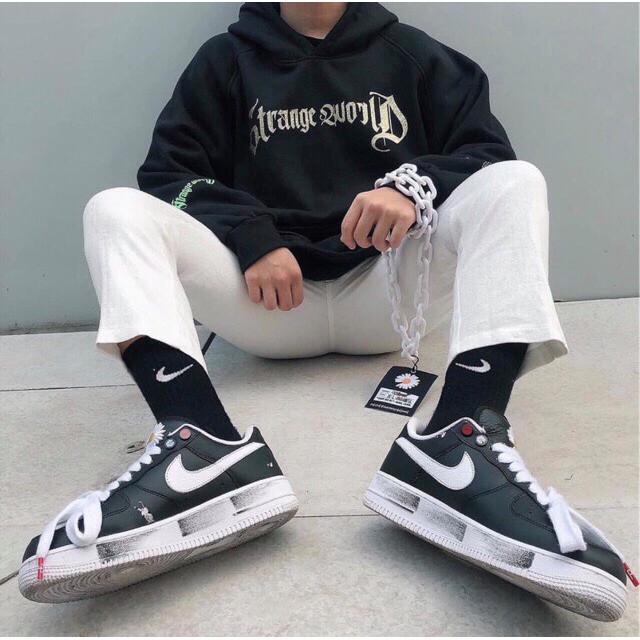 Tất nike thể thao màu trắng / đen phong cách năng động thời trang